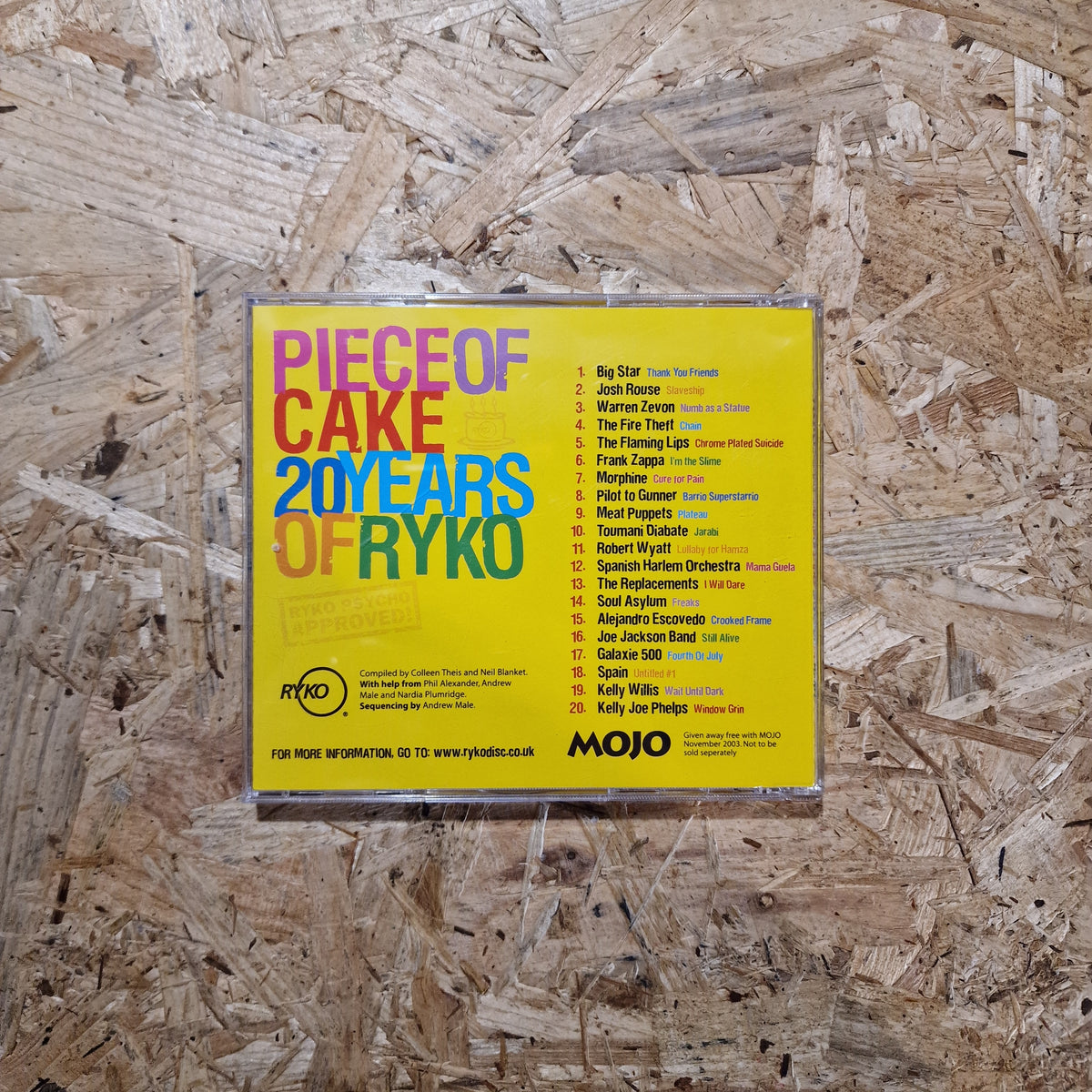 Piece Of Cake 20 Years Of Ryko