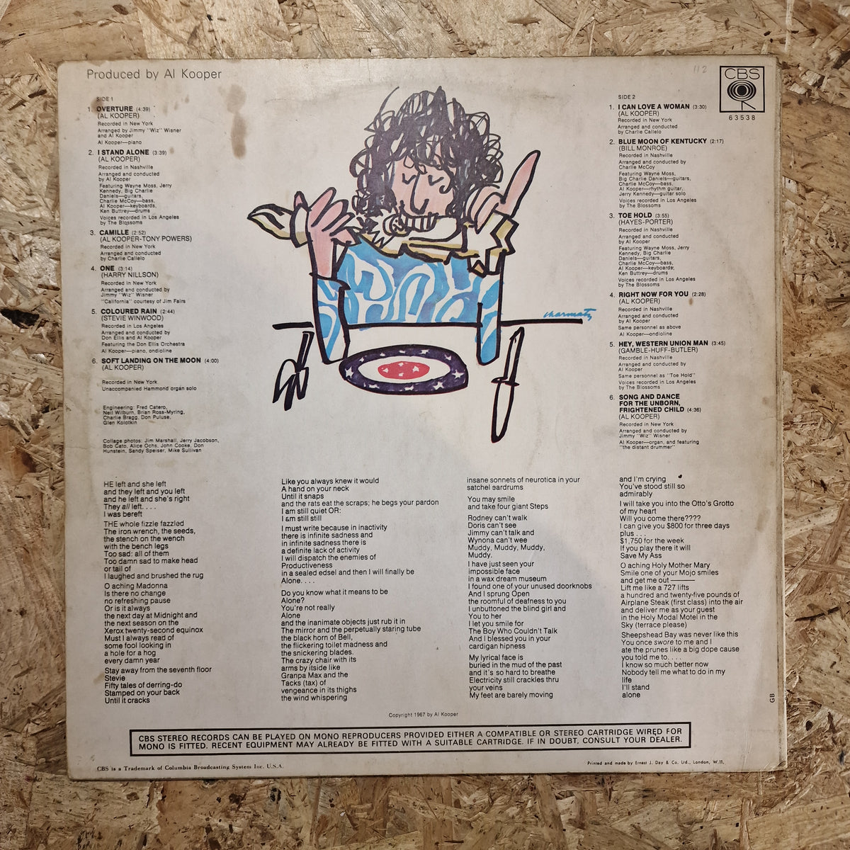 Al Kooper – I Stand Alone
