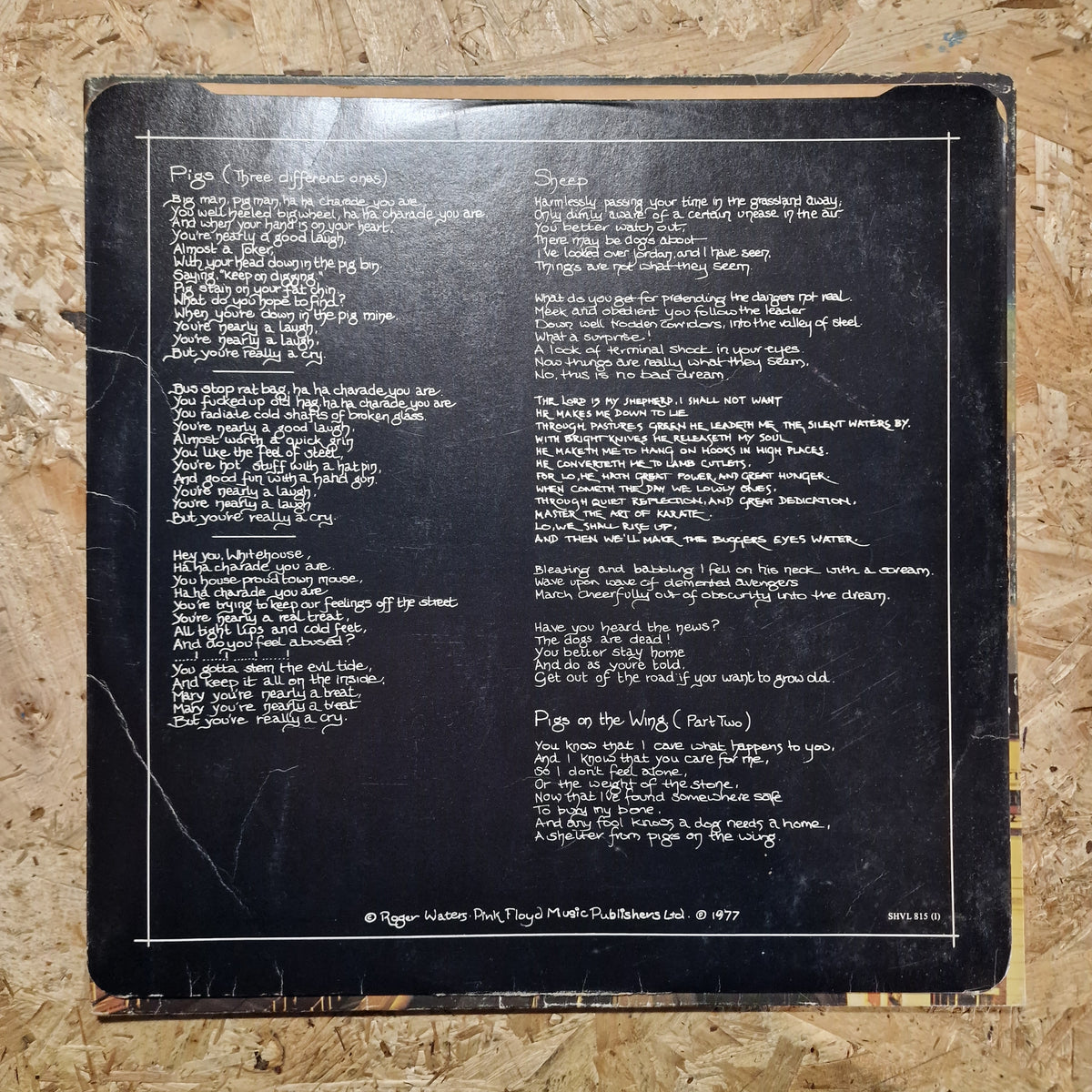 Pink Floyd – Animals (2nd UK Press)
