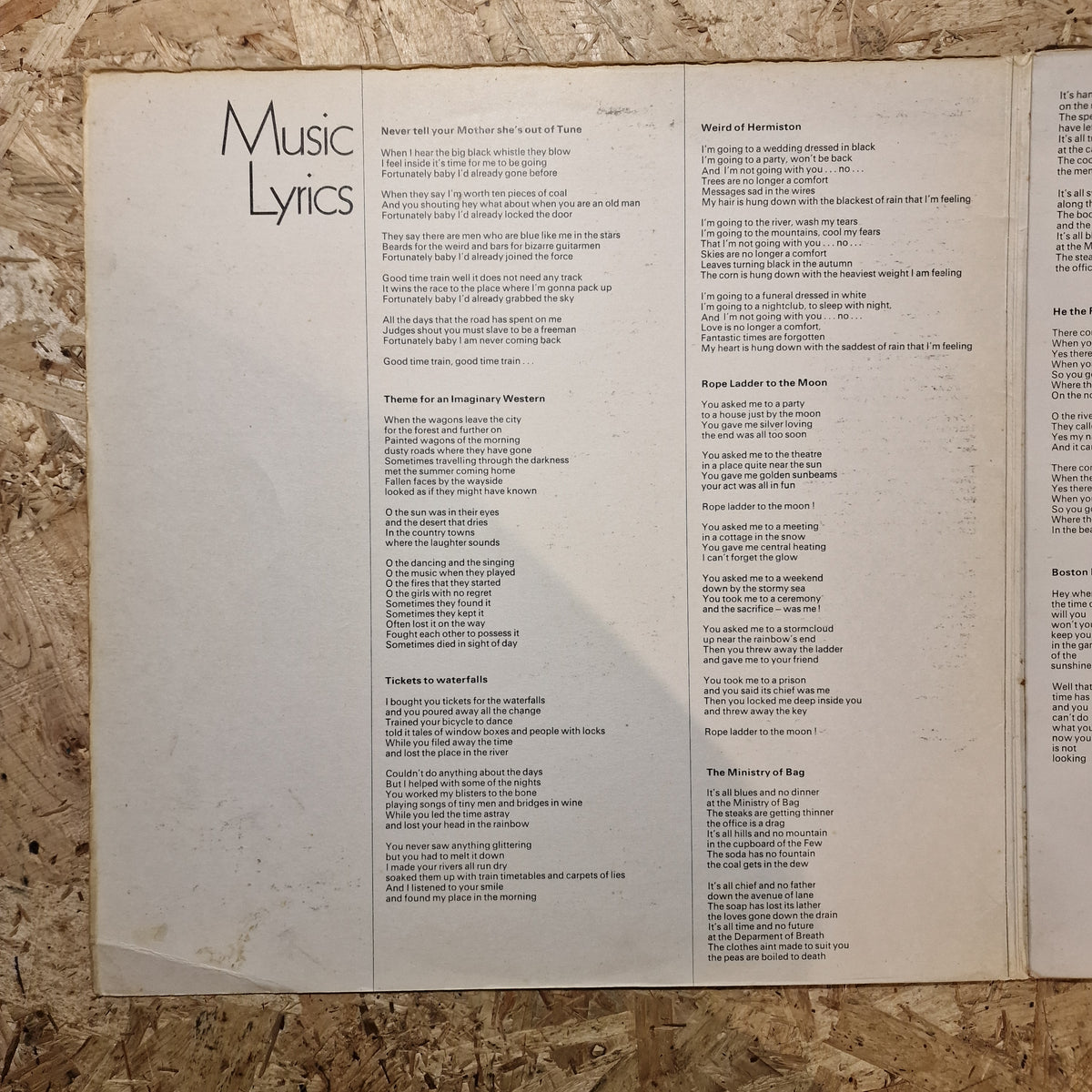 Jack Bruce – Songs For A Tailor