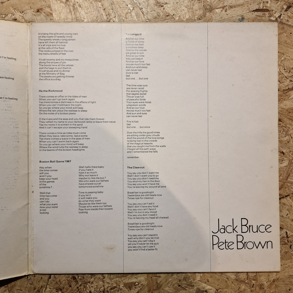 Jack Bruce – Songs For A Tailor