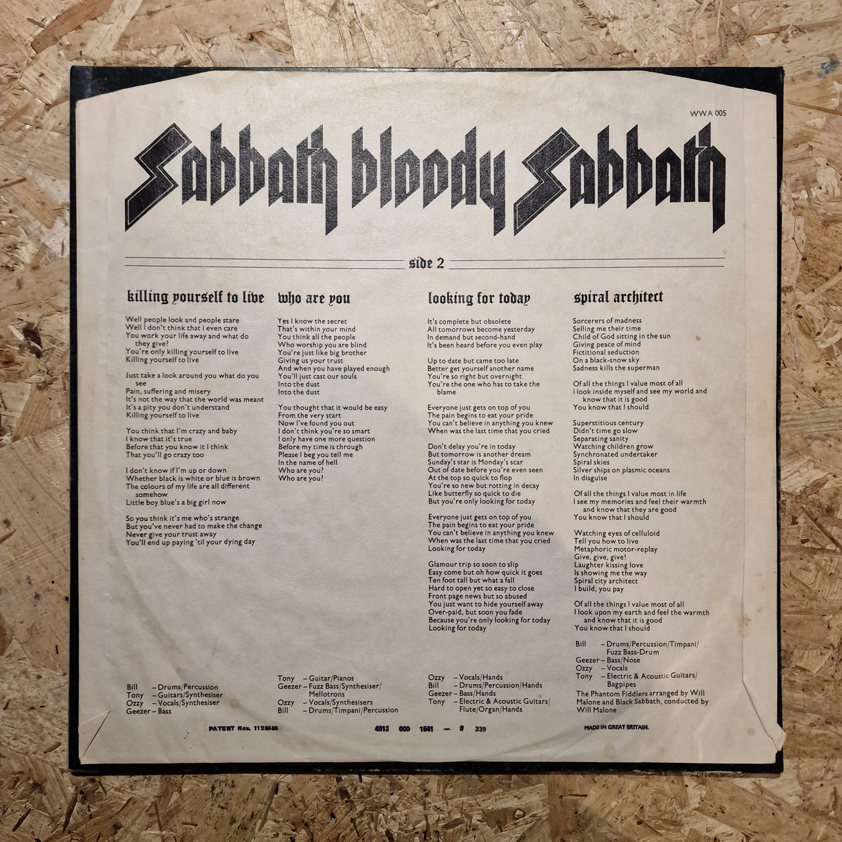 Black Sabbath – Sabbath Bloody Sabbath