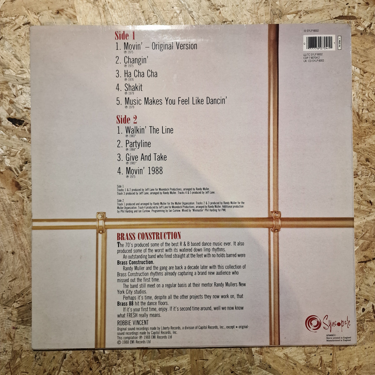Brass Construction – Movin' The Best Of Brass Construction