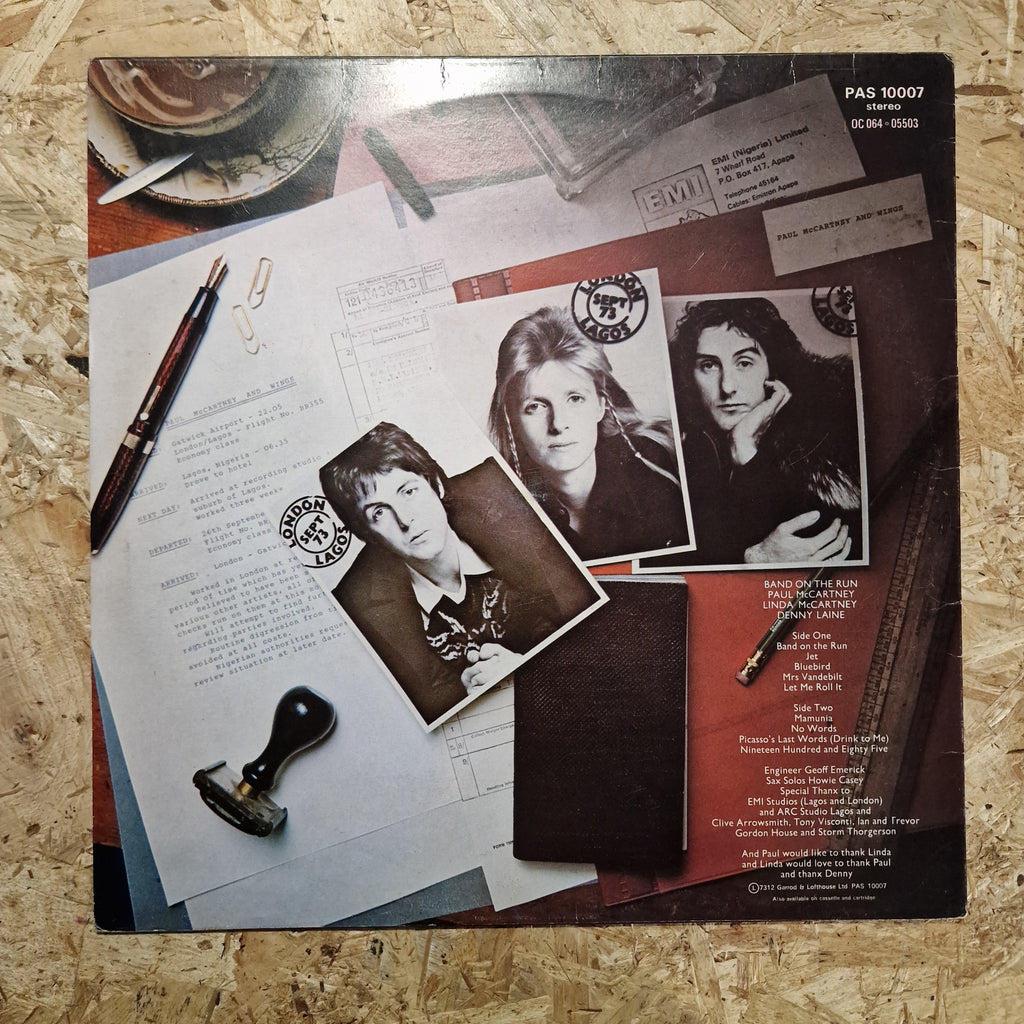 Paul McCartney & Wings – Band On The Run