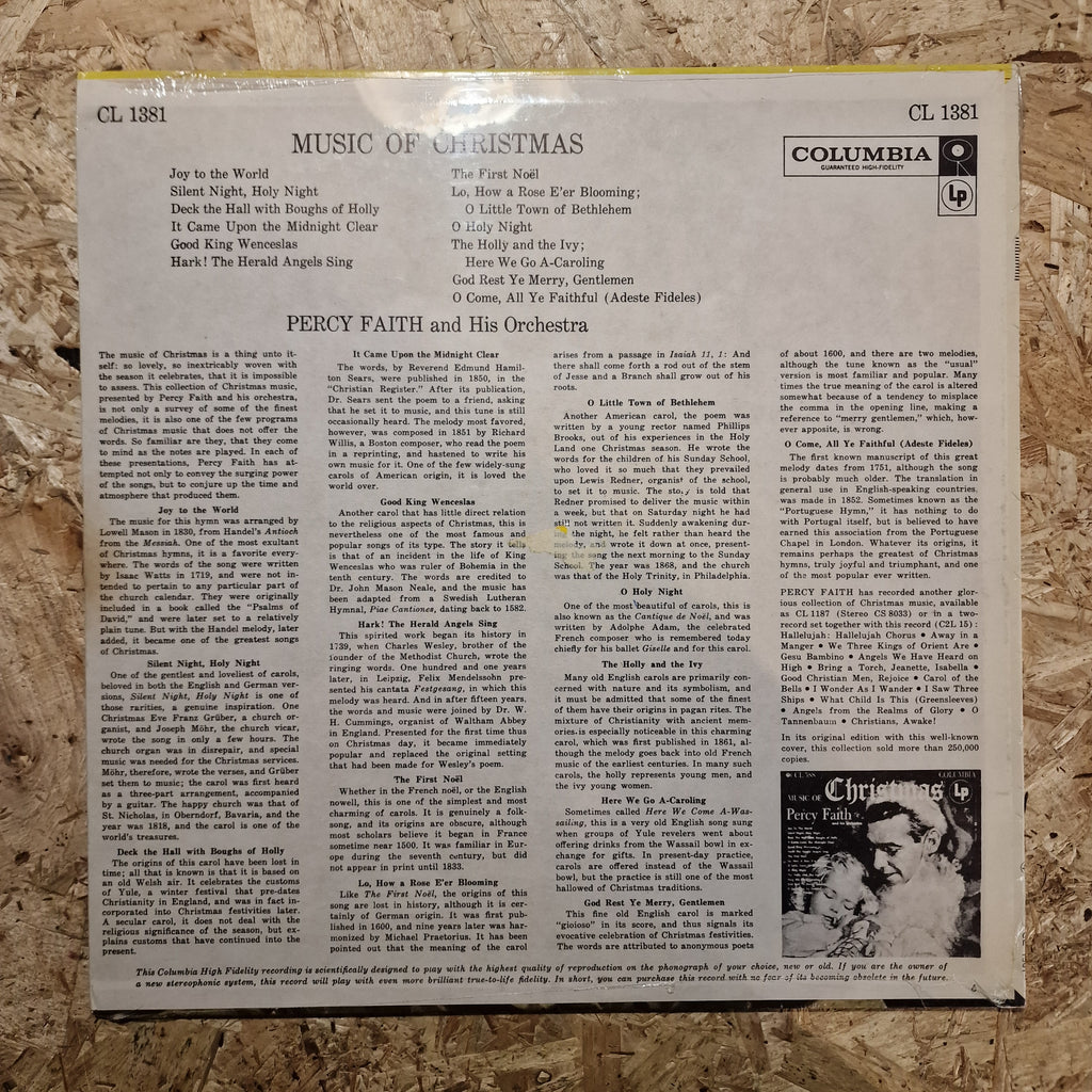 Percy Faith And His Orchestra – Music Of Christmas