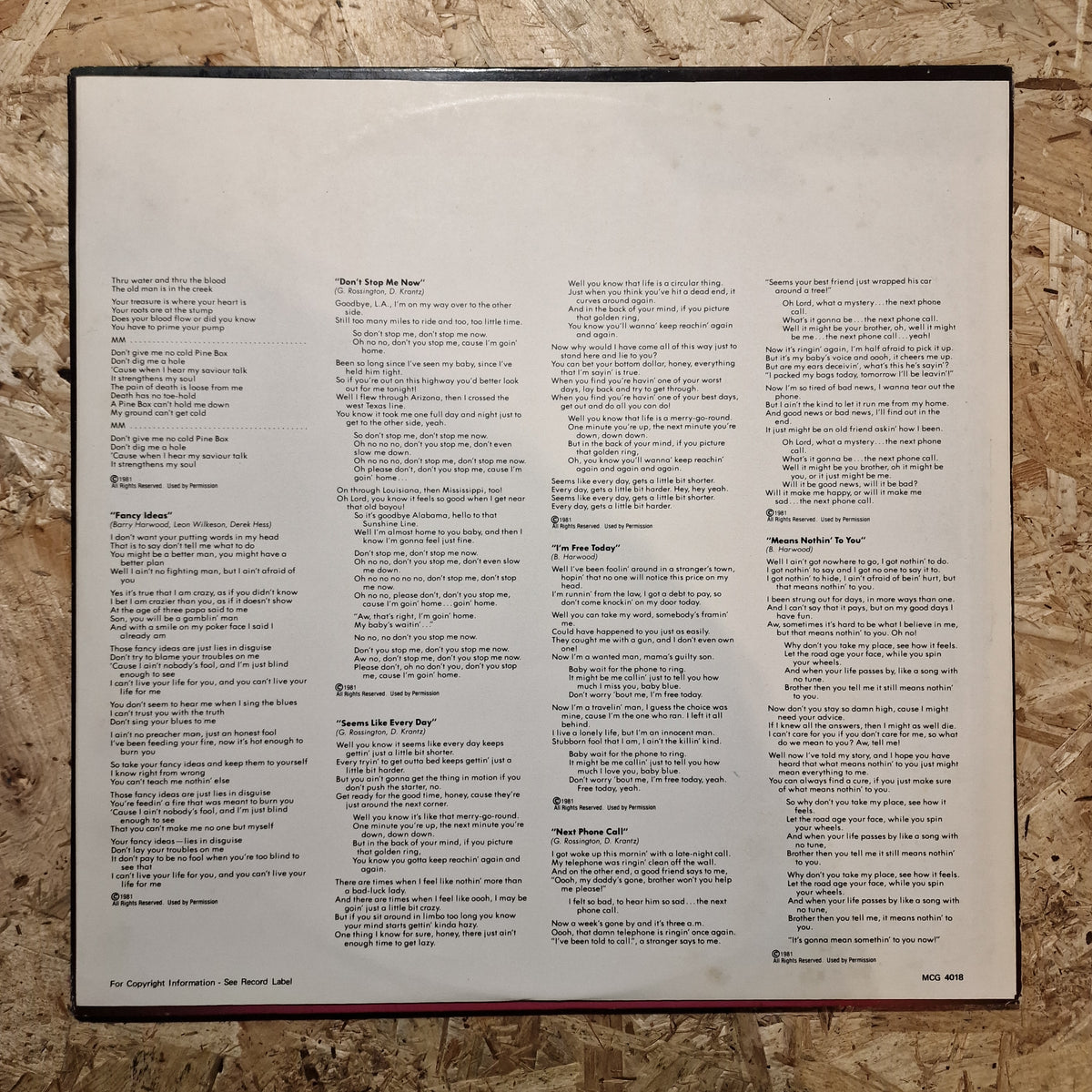 Rossington Collins Band ‎– This Is The Way
