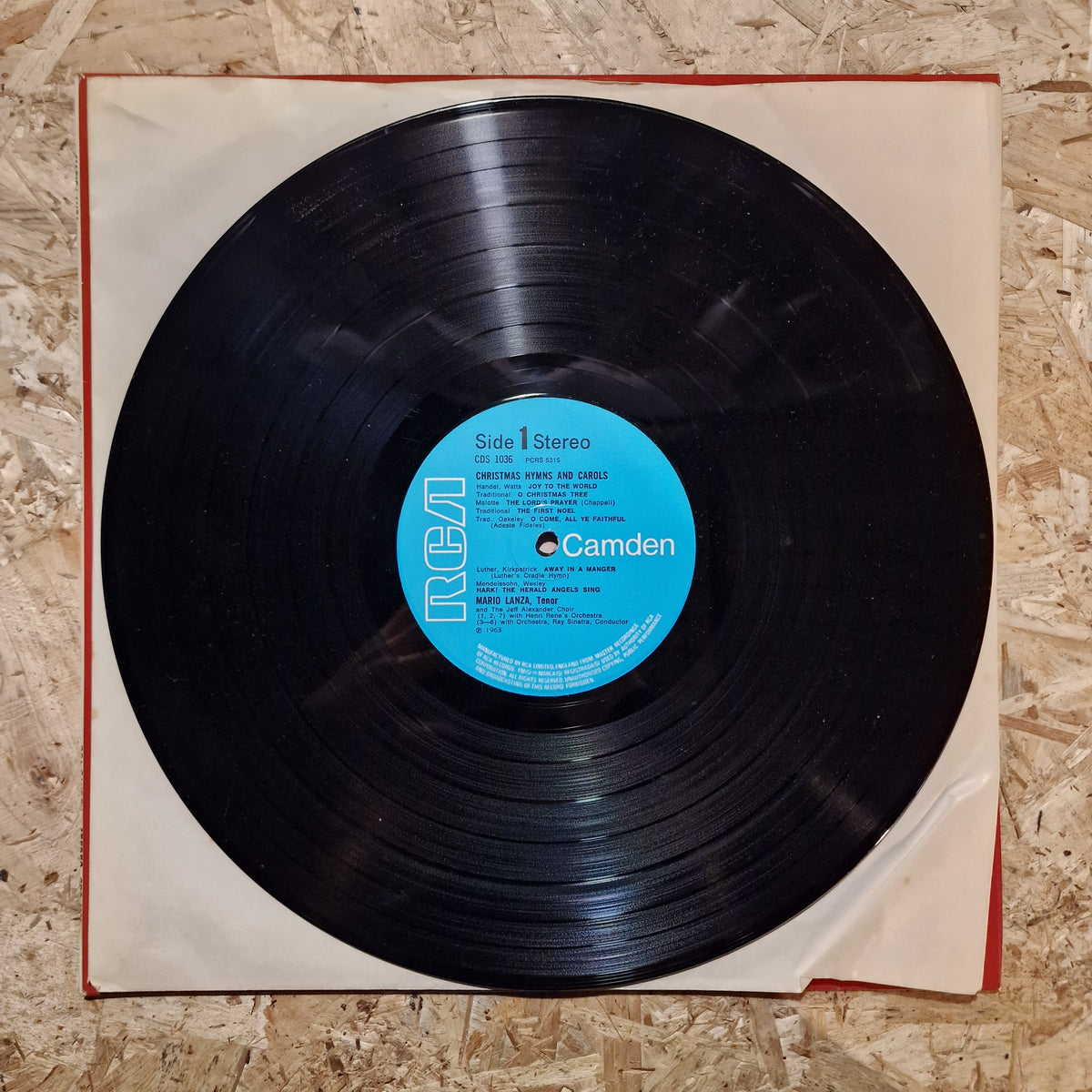 Mario Lanza – Christmas Hymns And Carols (1969 UK Reissue)