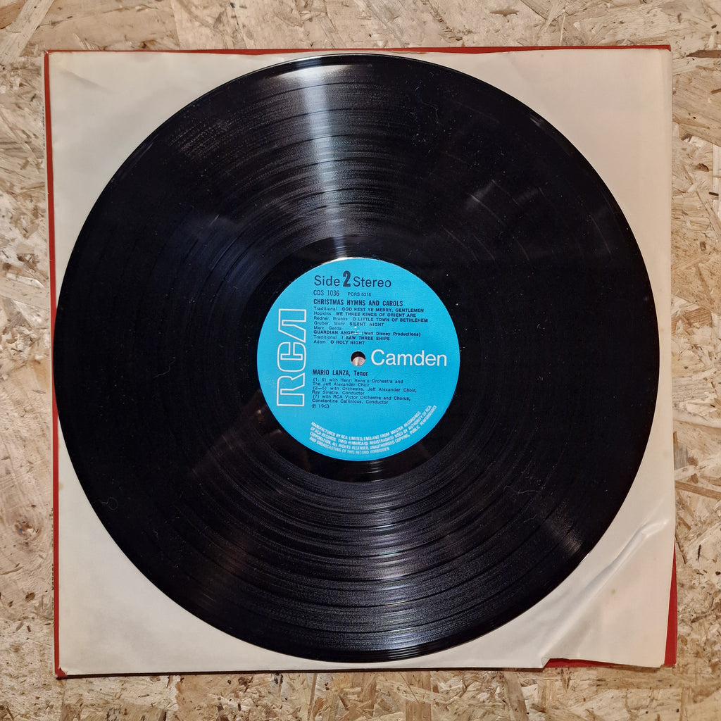 Mario Lanza – Christmas Hymns And Carols (1969 UK Reissue)
