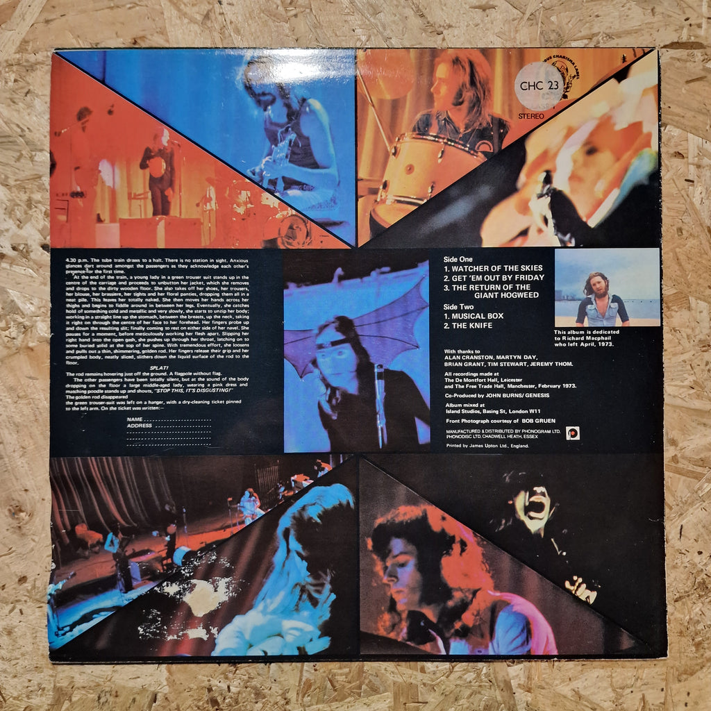Genesis ‎– Live