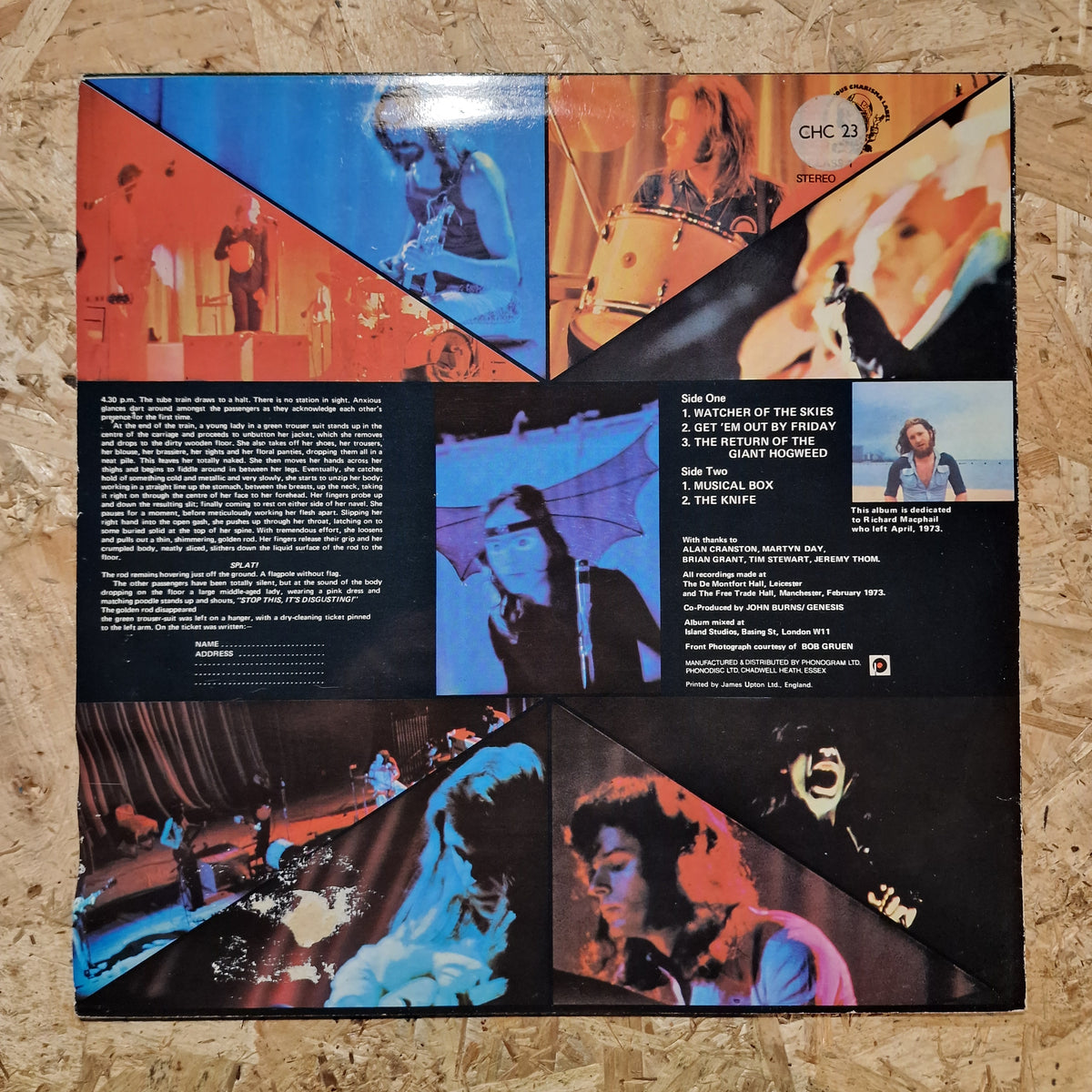 Genesis ‎– Live