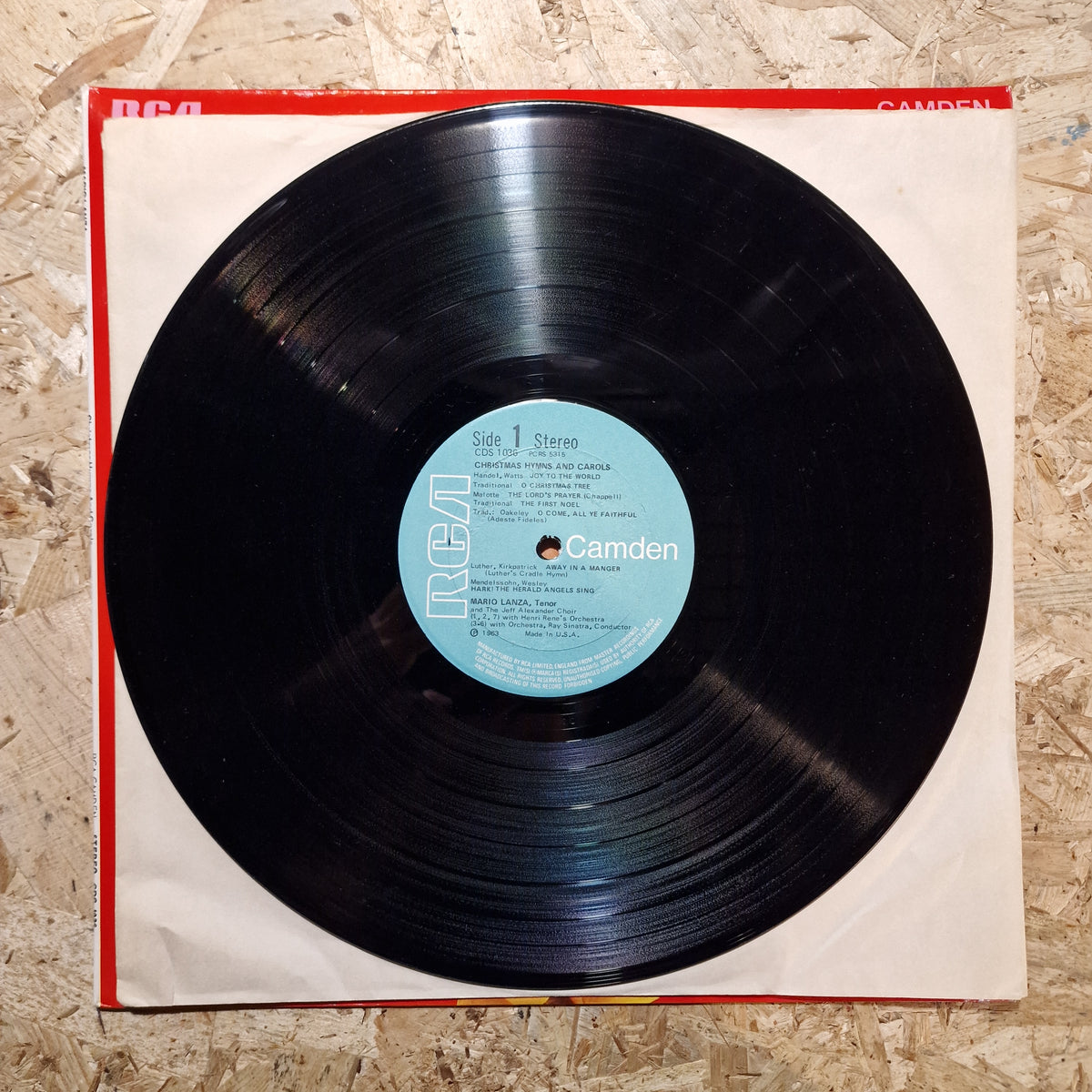 Mario Lanza – Christmas Hymns & Carols (Made in USA Reissue)