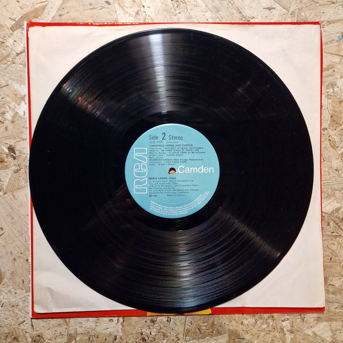 Mario Lanza – Christmas Hymns & Carols (Made in USA Reissue)