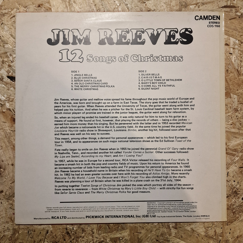 Jim Reeves – 12 Songs Of Christmas
