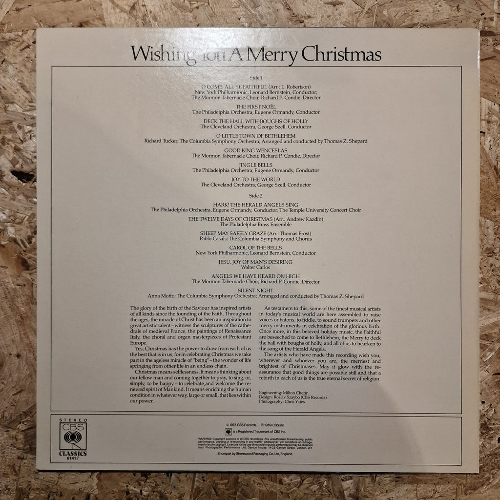 Wishing You A Merry Christmas