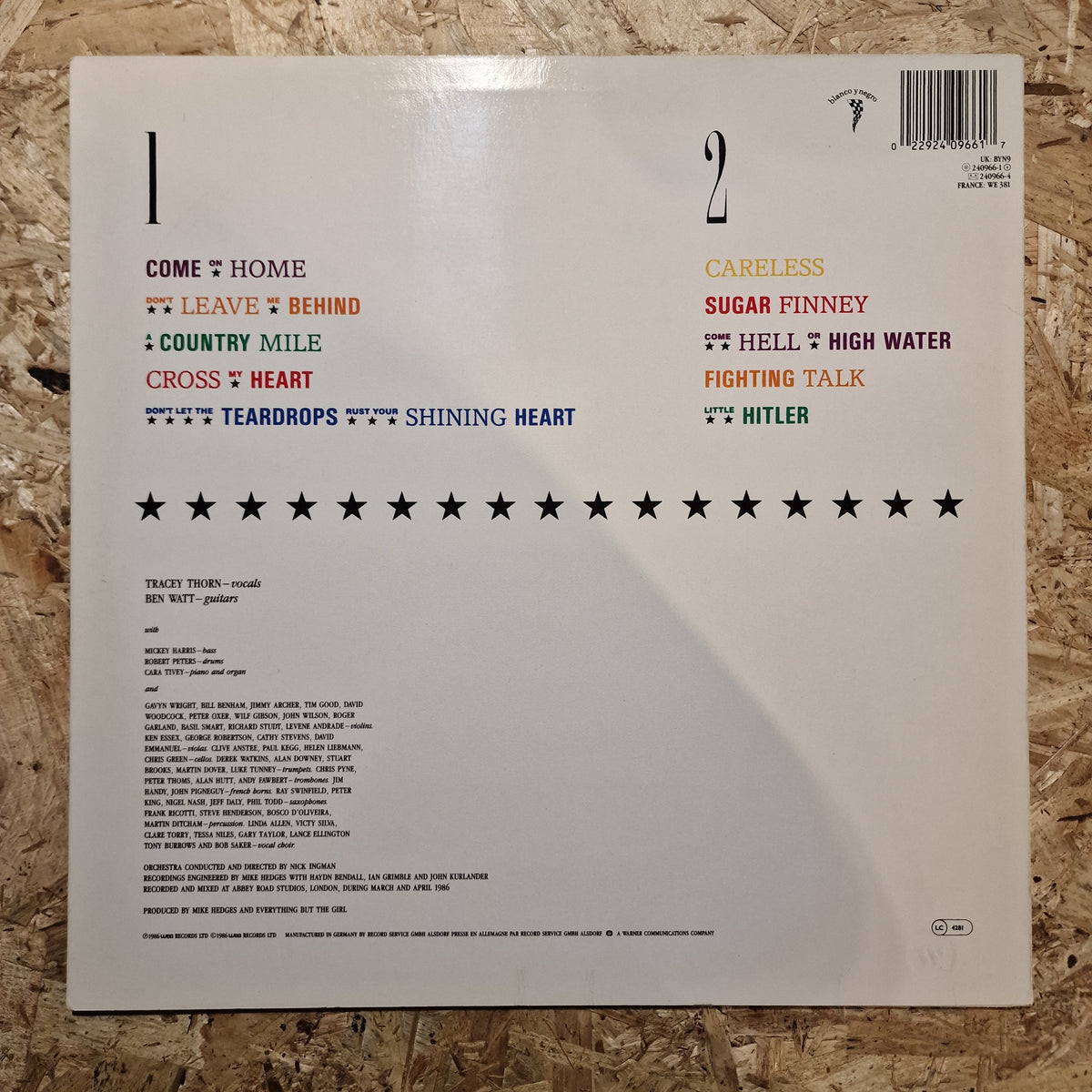 Everything But The Girl – Baby, The Stars Shine Bright