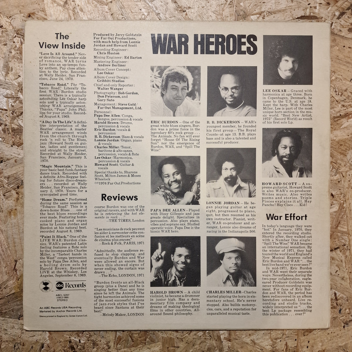 War Featuring Eric Burdon – Love Is All Around