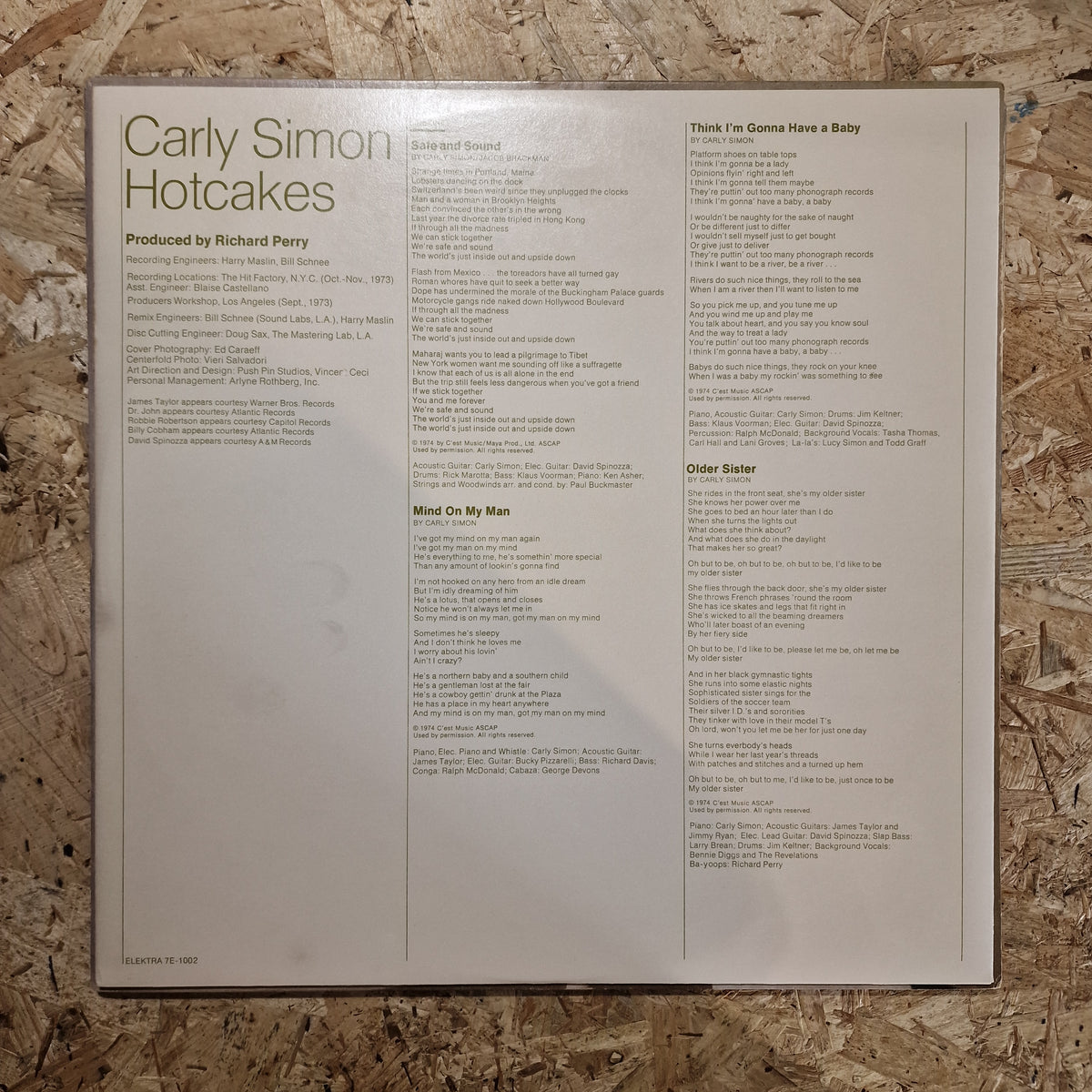 Carly Simon – Hotcakes