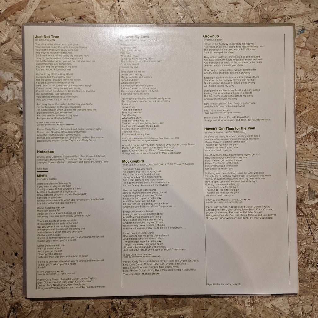 Carly Simon – Hotcakes