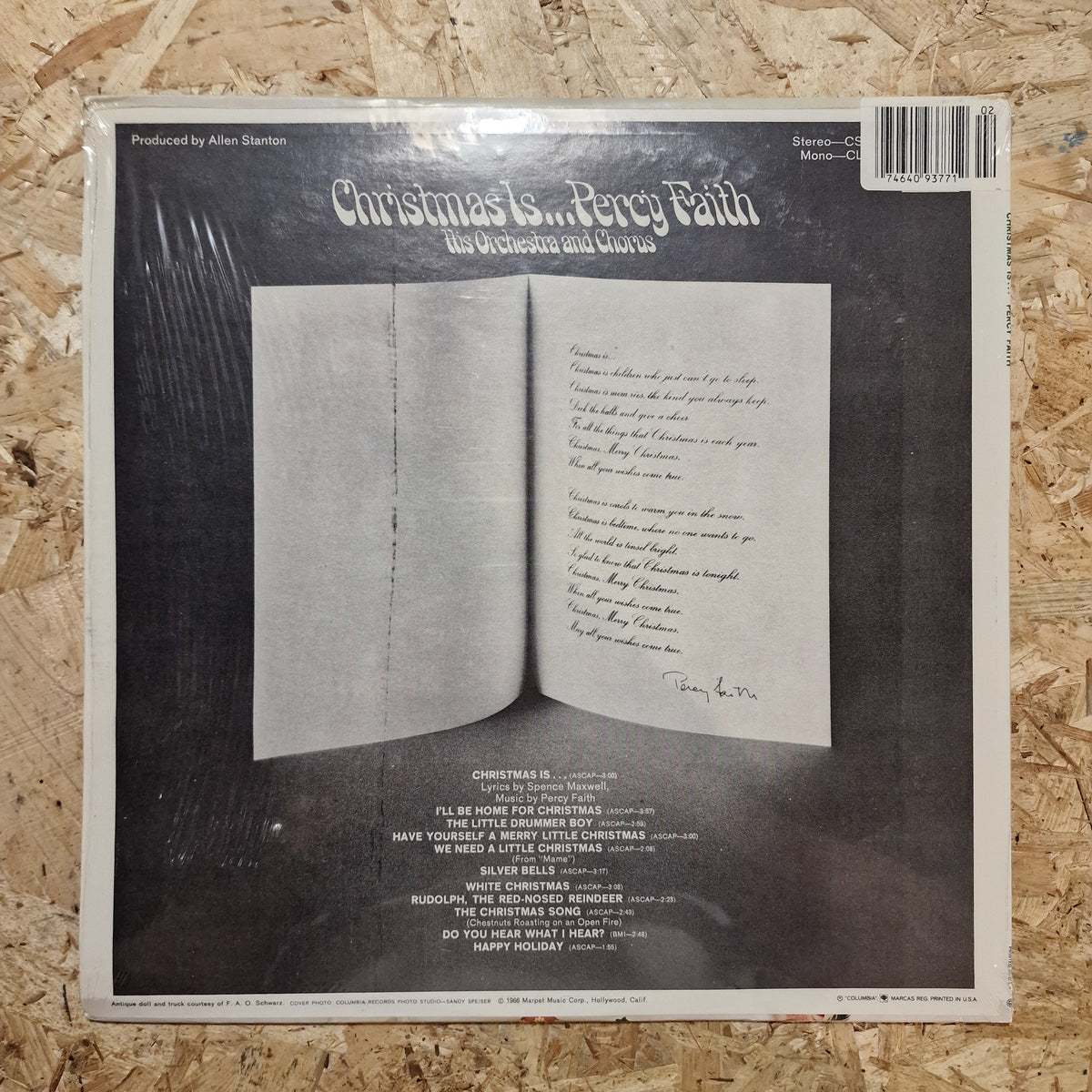 Percy Faith His Orchestra And Chorus – Christmas Is...Percy Faith His Orchestra And Chorus