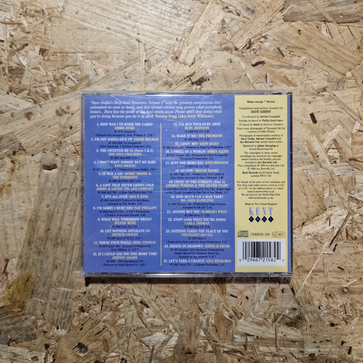 Dave Godin – Deep Soul Treasures (Taken From The Vaults...) (Volume 2)