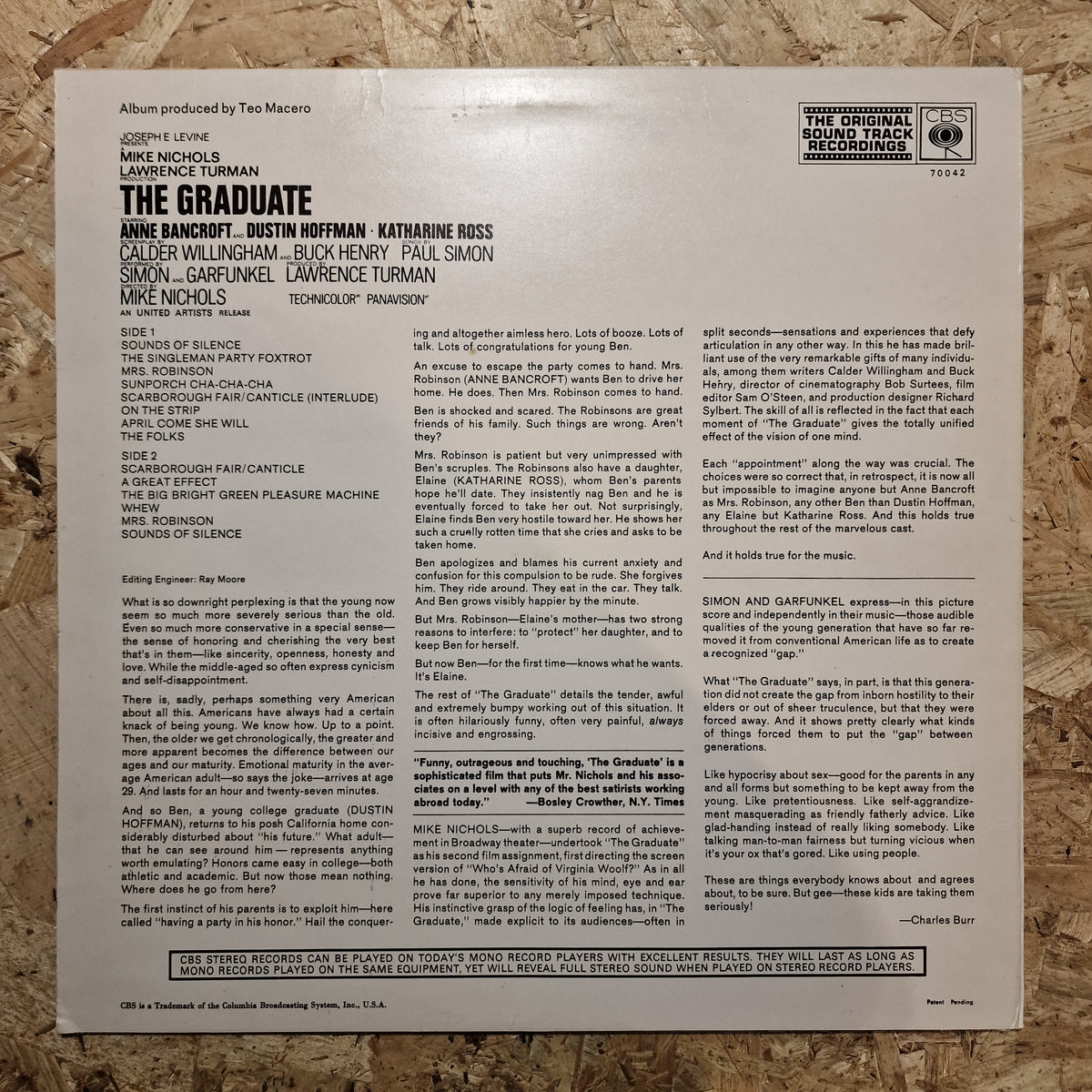 Simon & Garfunkel, Dave Grusin – The Graduate (Original Soundtrack)