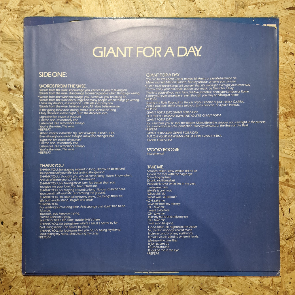 Gentle Giant – Giant For A Day