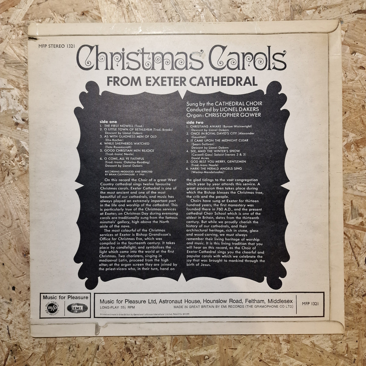 Cathedral Choir – Christmas Carols From Exeter Cathedral