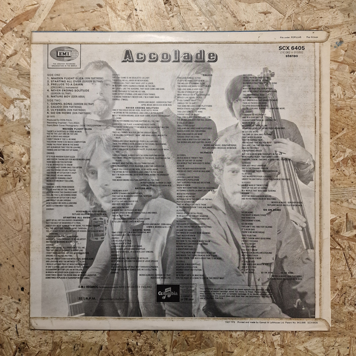 Accolade ‎– Accolade