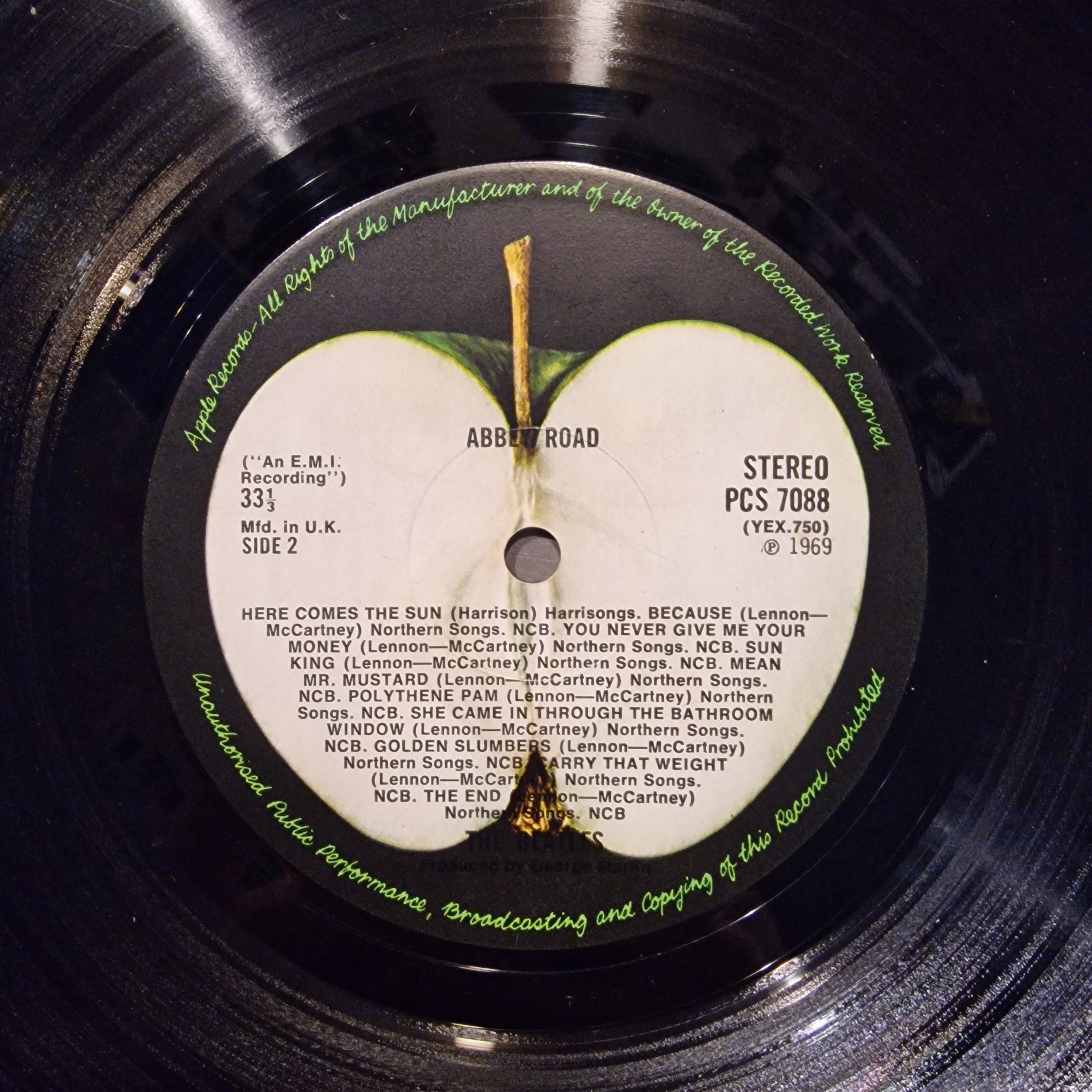 The Beatles - Abbey Road 1969 UK Press