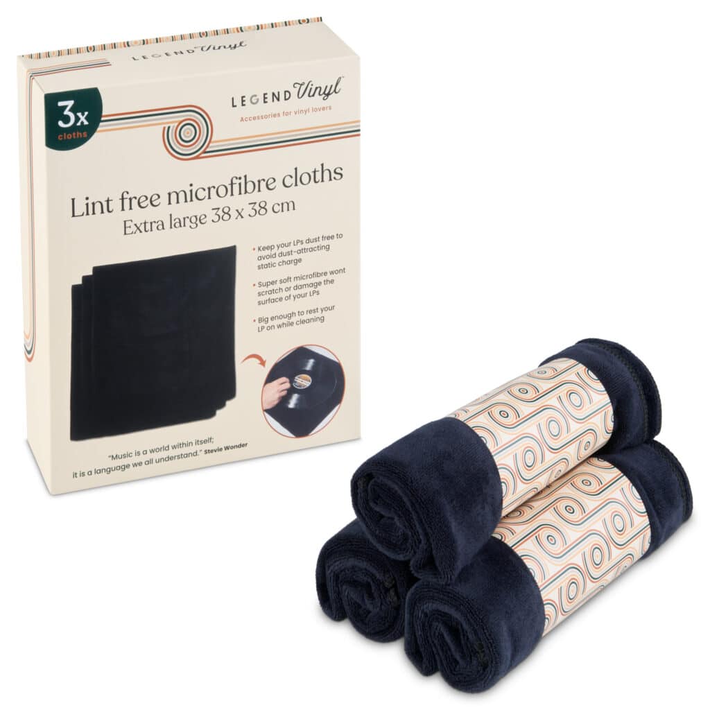 Pack of 3 Premium 400gsm Lint-Free Vinyl Cleaning Cloths