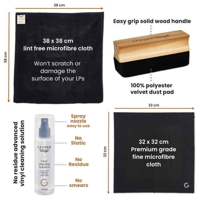 Legend Vinyl Complete Care Vinyl Cleaning Kit