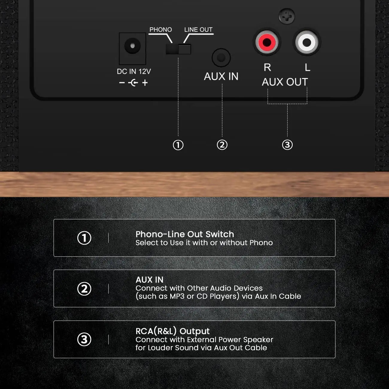 Angels Horn - All in One Turntable