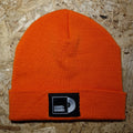 Orange Sounds and Grounds beanie hat (Front)