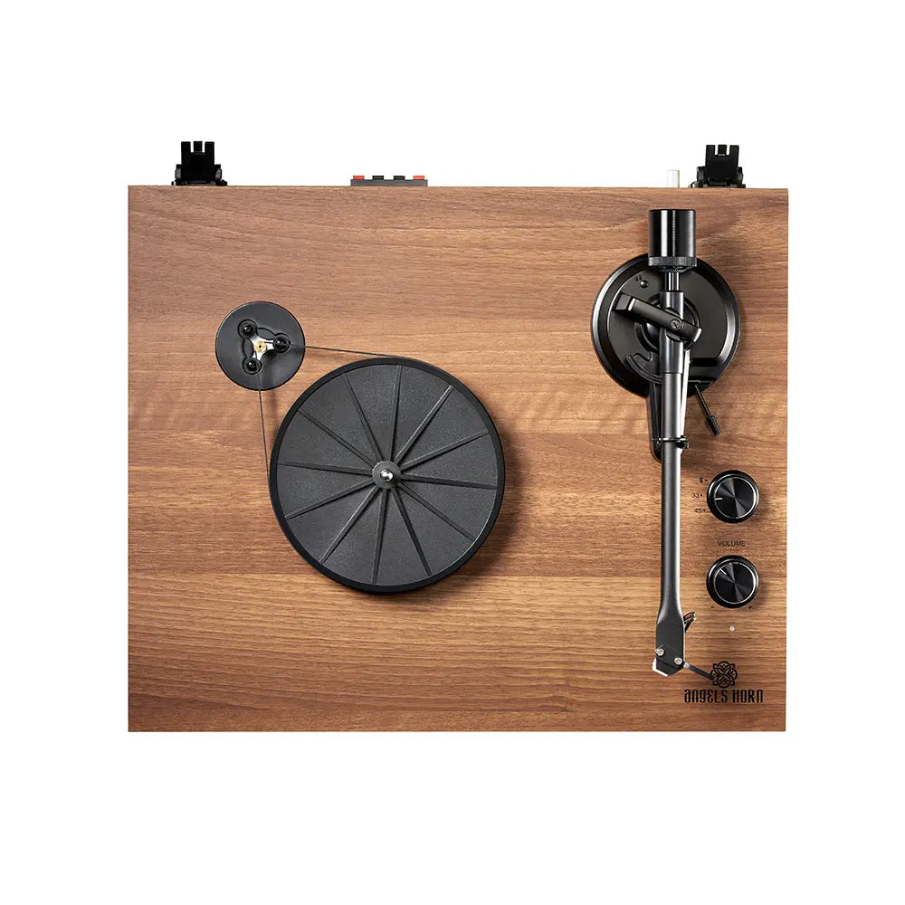 Angels Horn - Turntable + Bookshelf Speakers