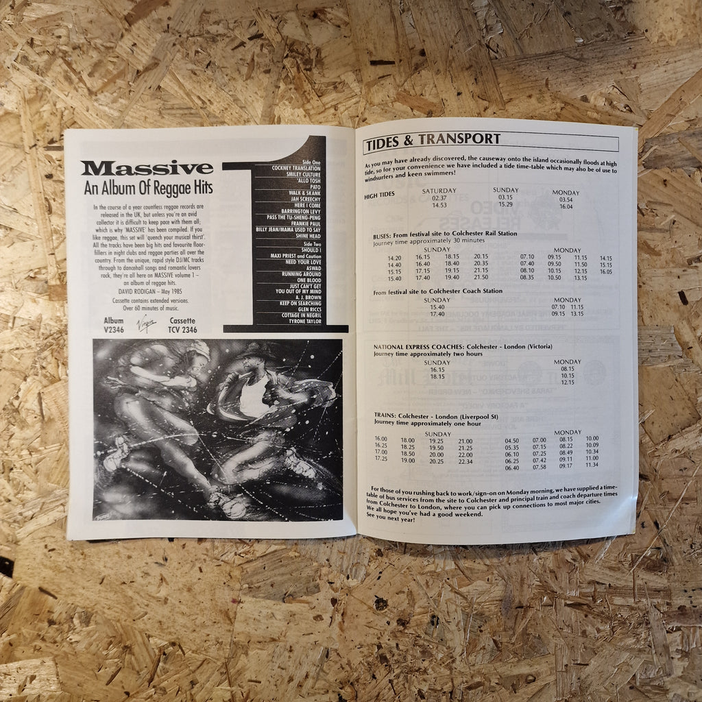 WOMAD - 1985 Festival Programme