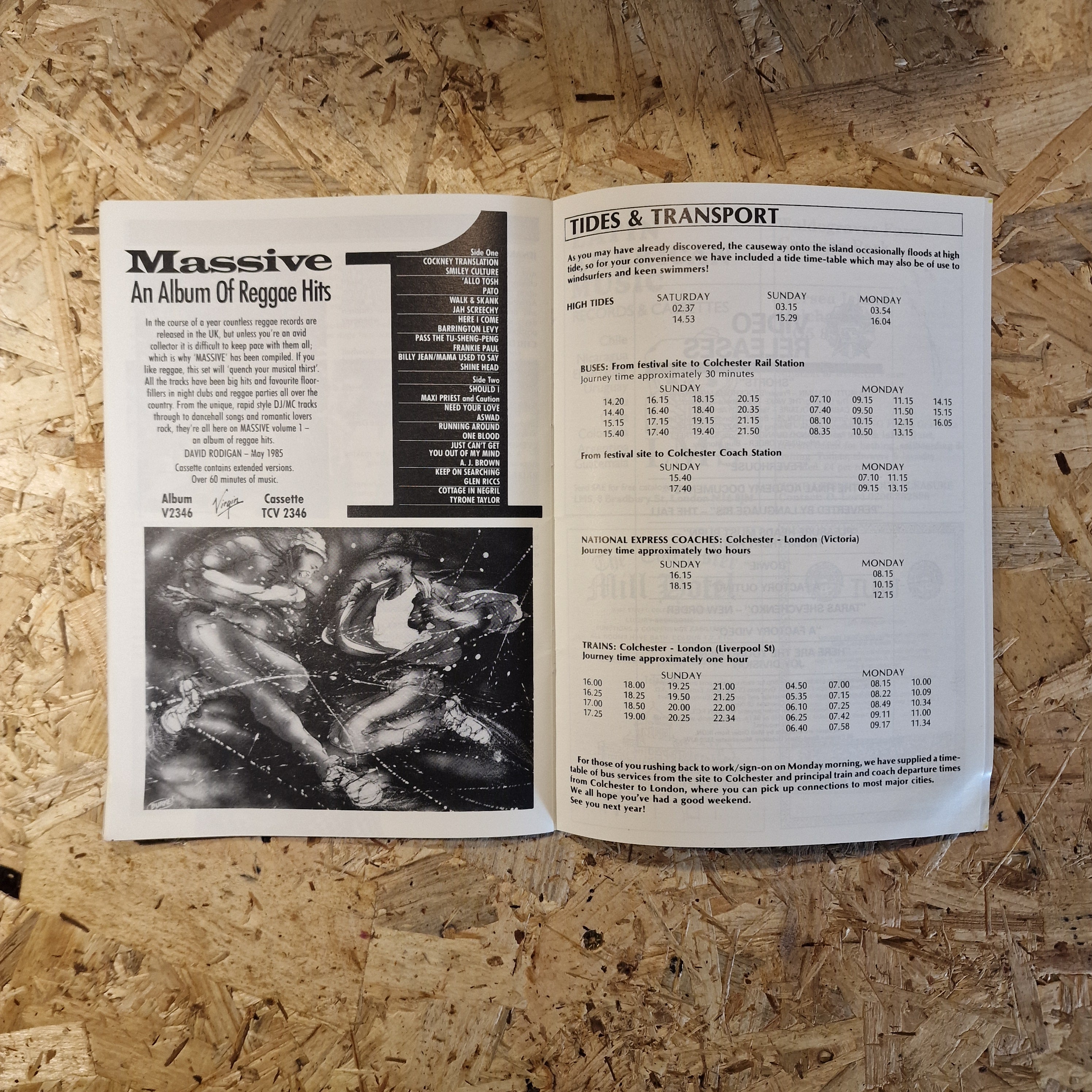 WOMAD - 1985 Festival Programme
