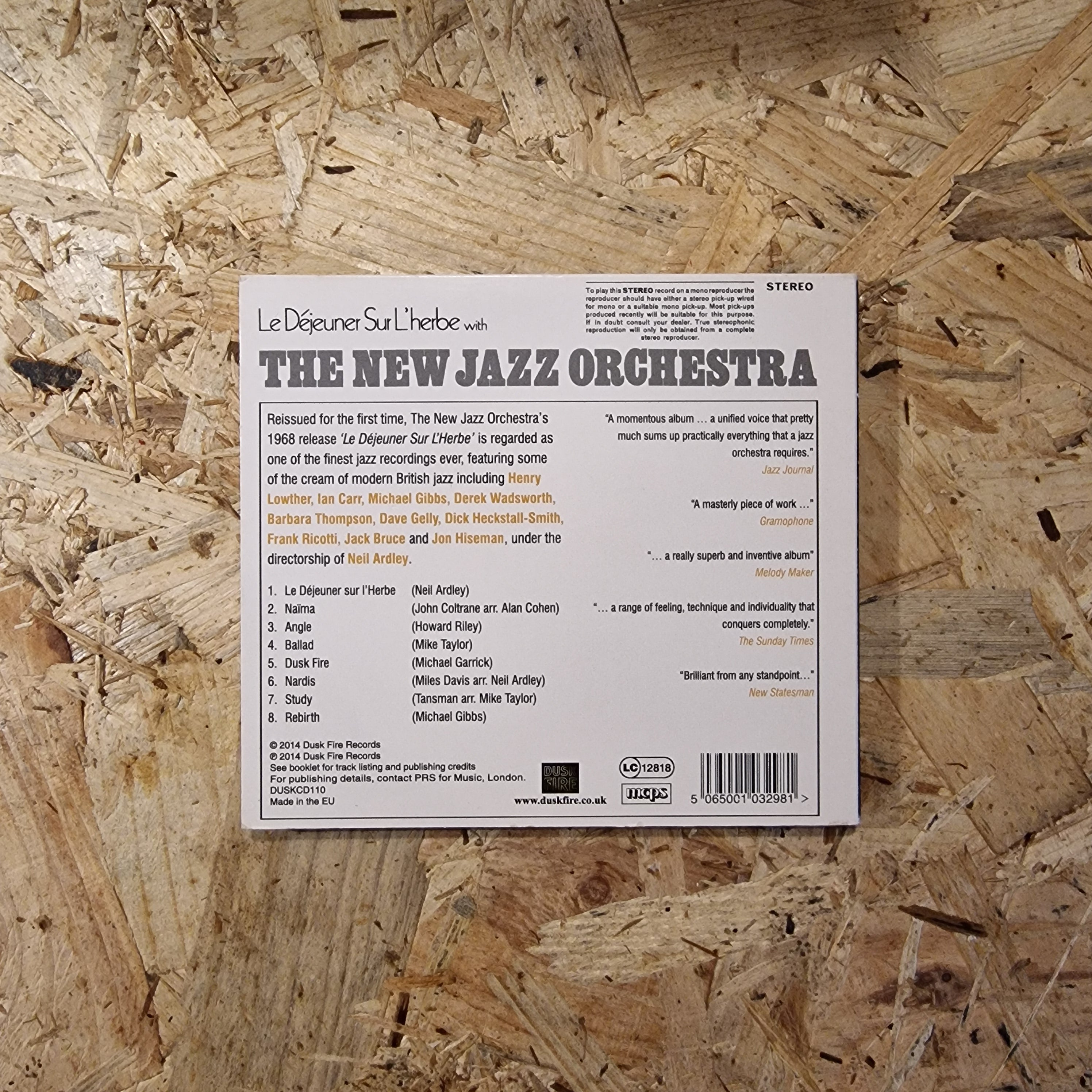 The New Jazz Orchestra – Le Déjeuner Sur L'Herbe