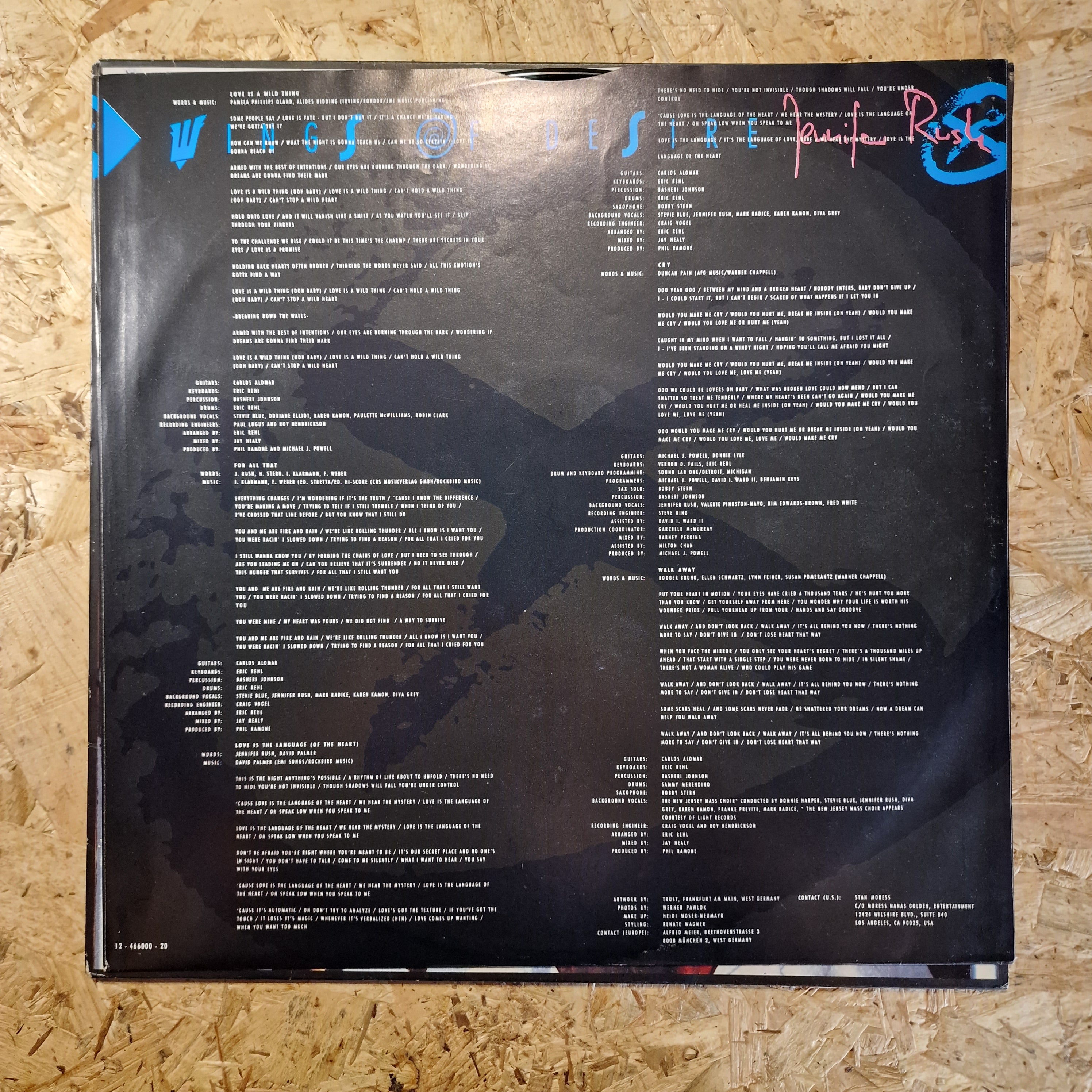 Jennifer Rush – Wings Of Desire