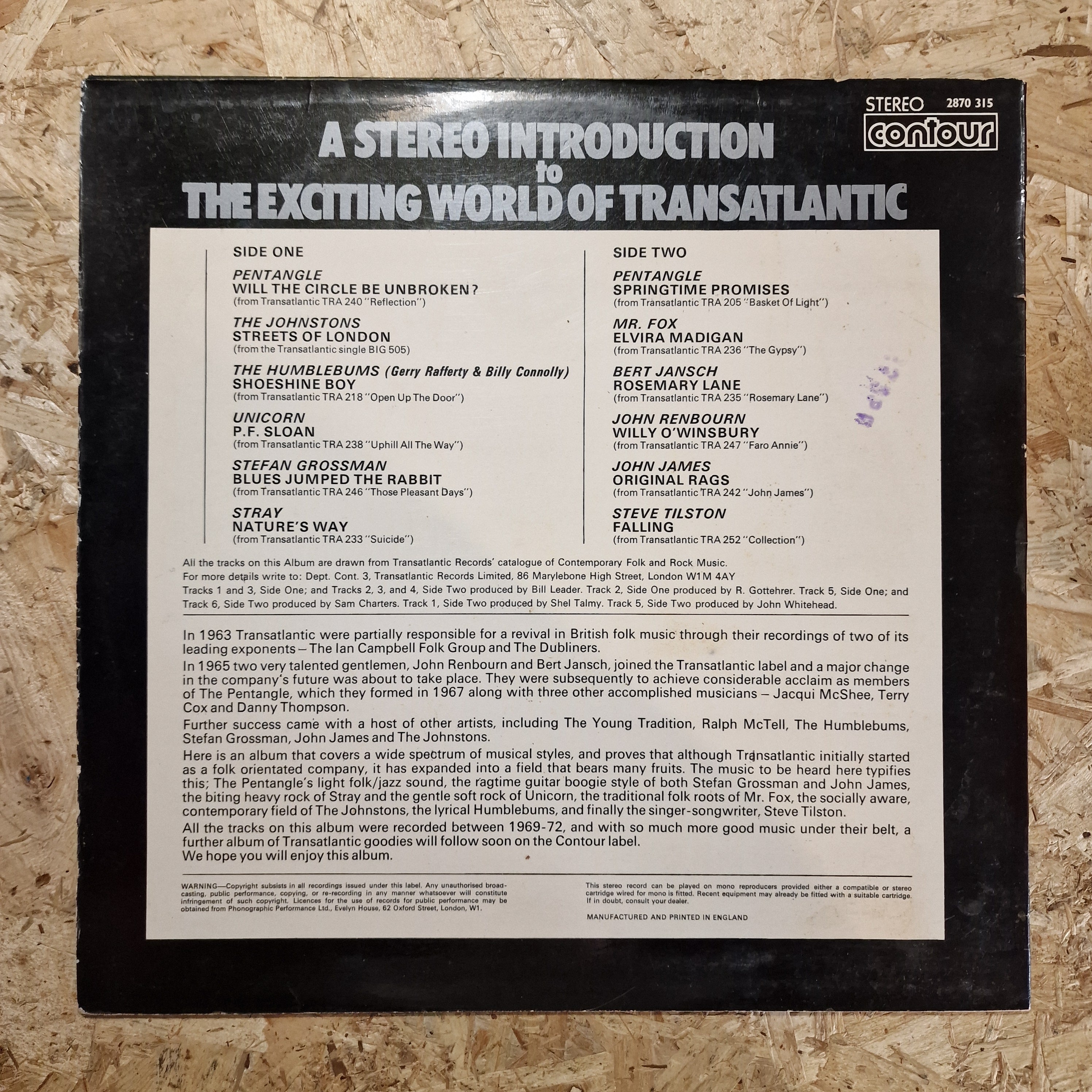 A Stereo Introduction To The Exciting World Of Transatlantic