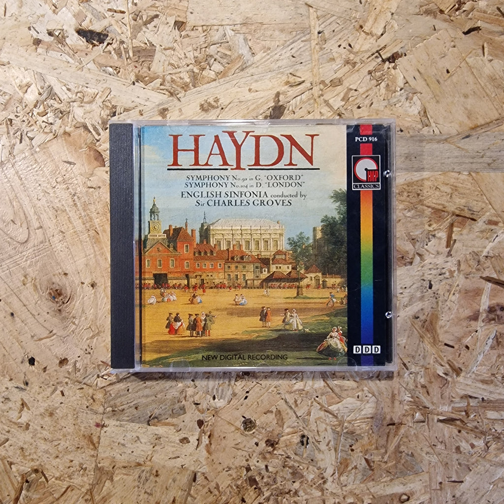Haydn, English Sinfonia, Sir Charles Groves – Symphony No.92 In G, "Oxford" / Symphony No.104 In D, "London"