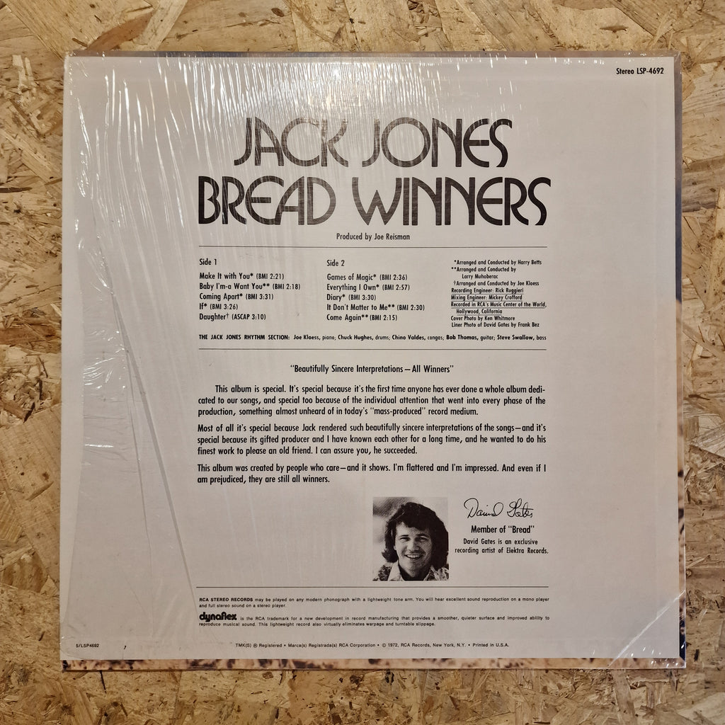 Jack Jones – Bread Winners