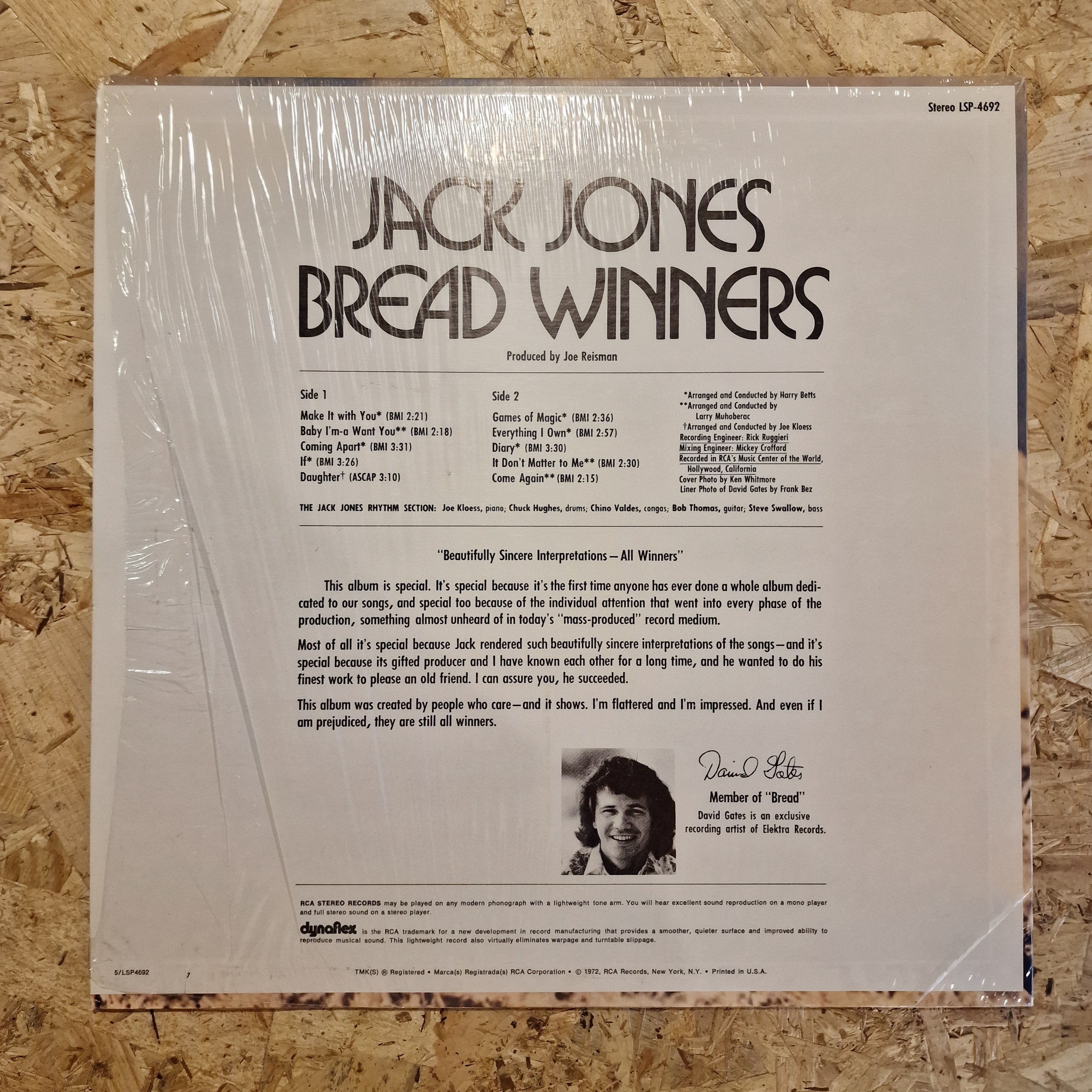 Jack Jones – Bread Winners