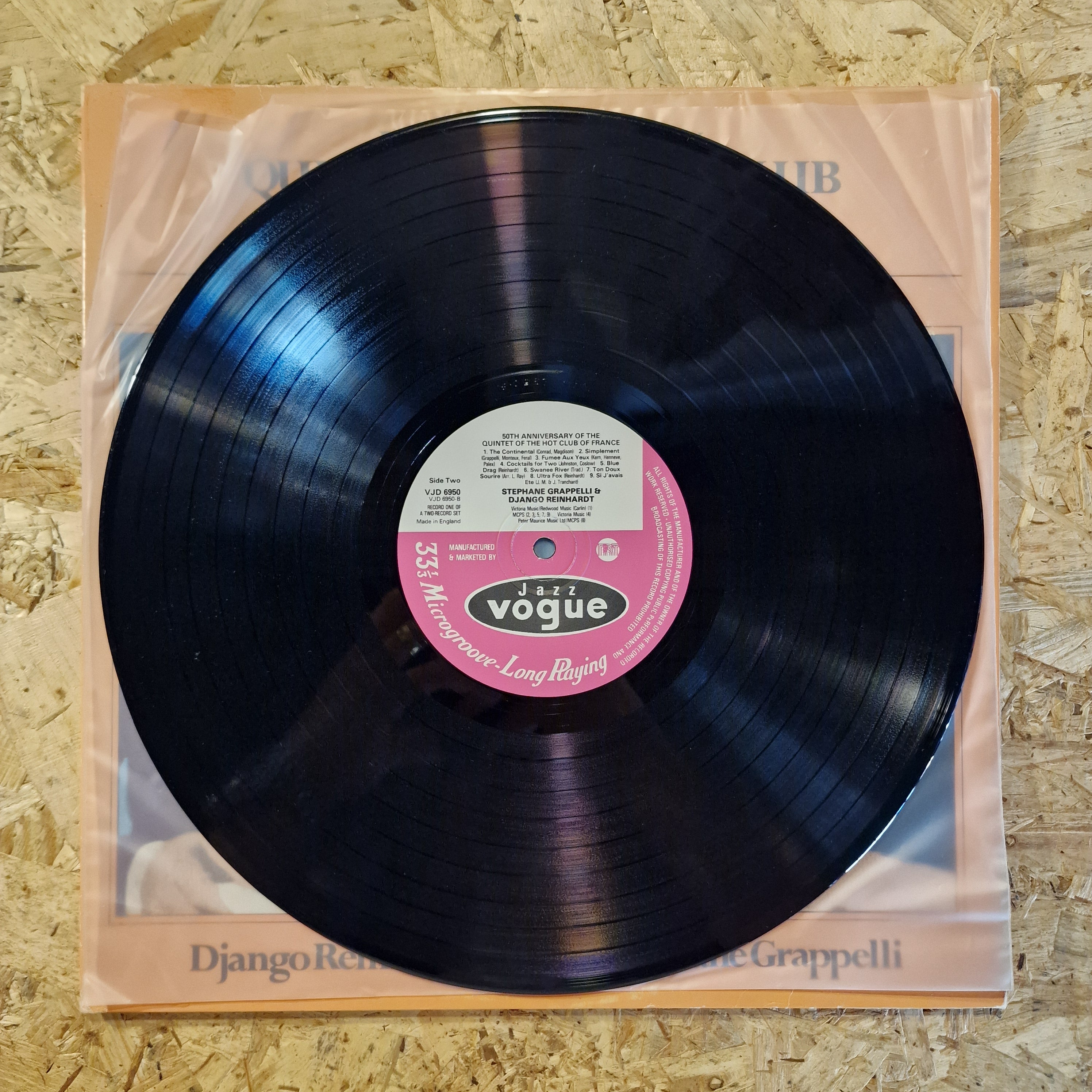 Quintet Of The Hot Club Of France, Django Reinhart, Stéphane Grappelli – Fiftieth Anniversary