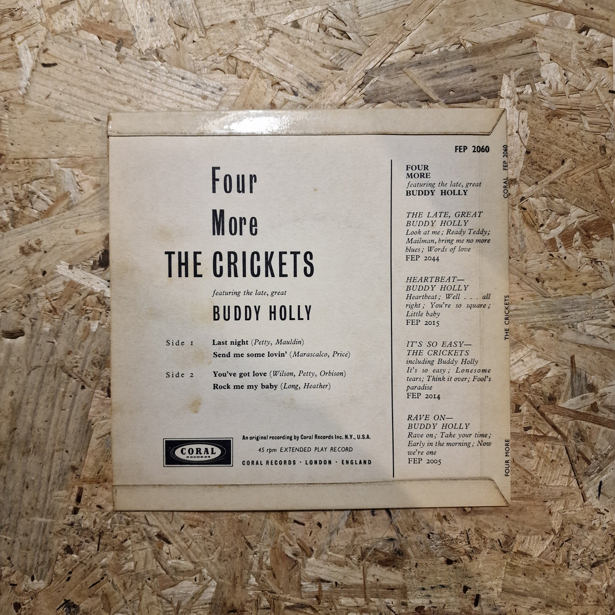The Crickets featuring Buddy Holly – Four More