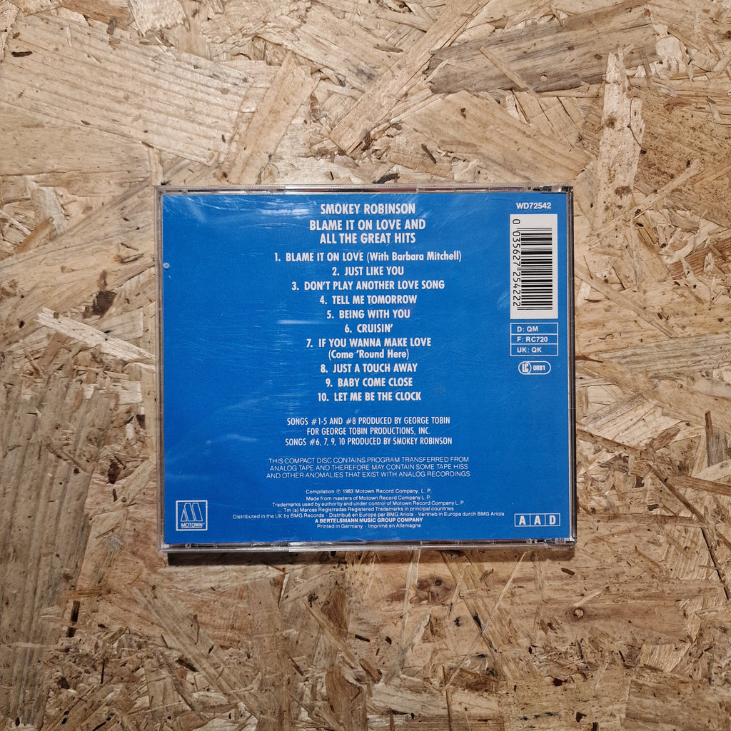 Smokey Robinson – Blame It On Love & All The Great Hits