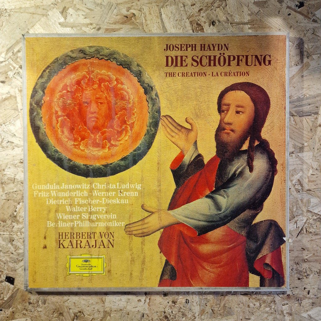 Joseph Haydn / Gundula Janowitz · Christa Ludwig, Fritz Wunderlich · Werner Krenn, Dietrich Fischer-Dieskau, Walter Berry, Wiener Singverein, Berliner Philharmoniker, Herbert von Karajan ‎– Die Schöpfung (The Creation · La Création) Boxset 1969