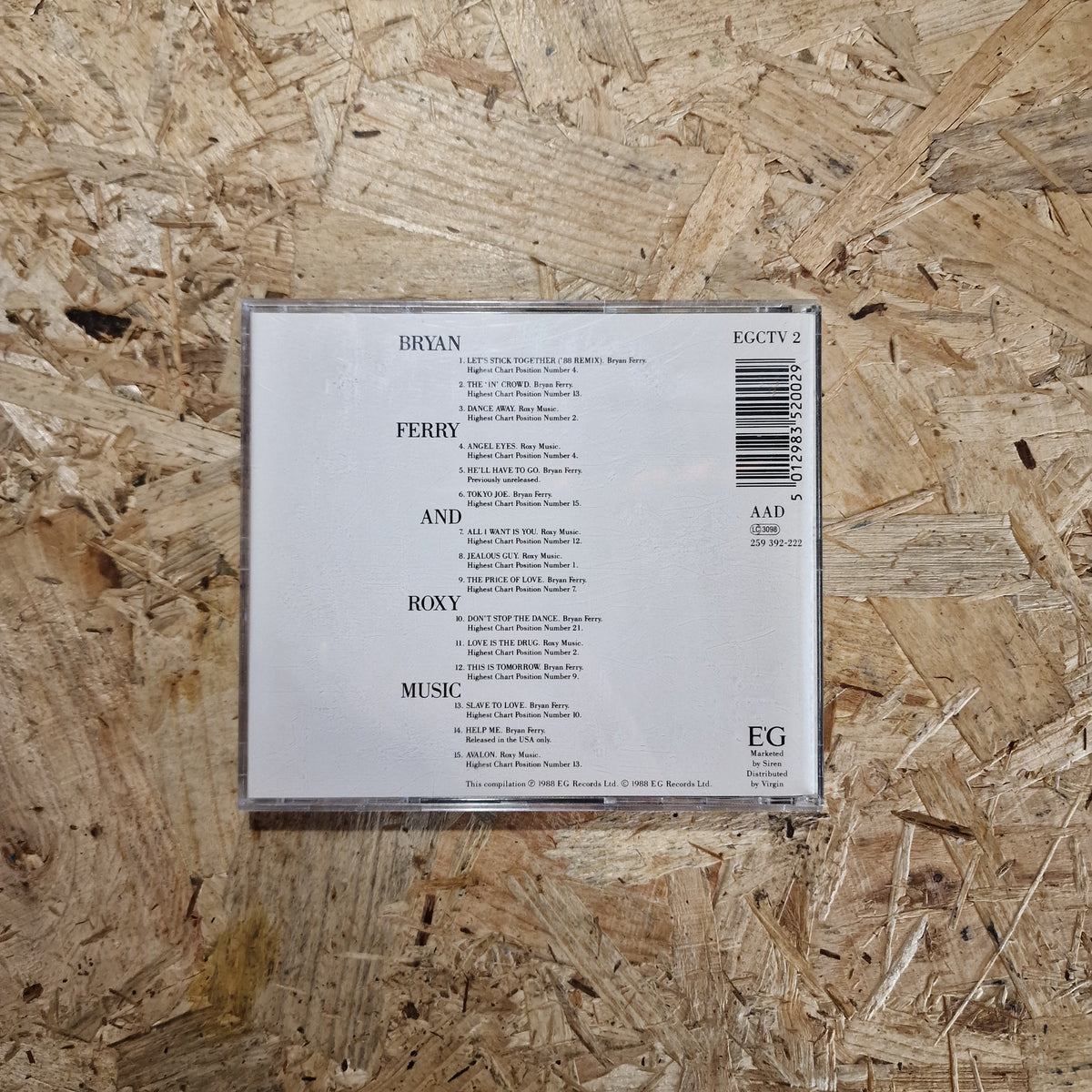 Bryan Ferry / Roxy Music – Bryan Ferry - The Ultimate Collection With Roxy Music (Austria DADC)