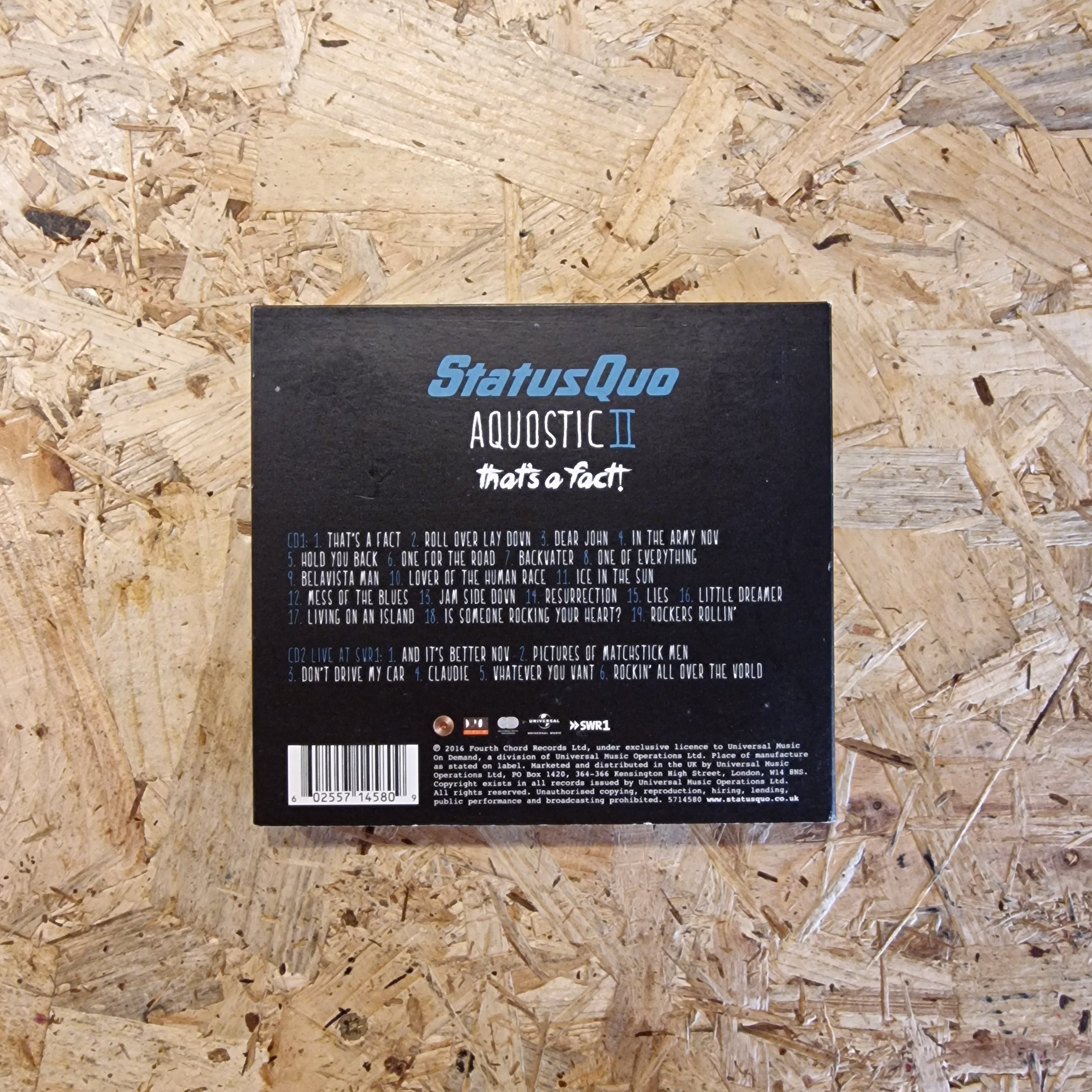 Status Quo – Aquostic II : That's A Fact !