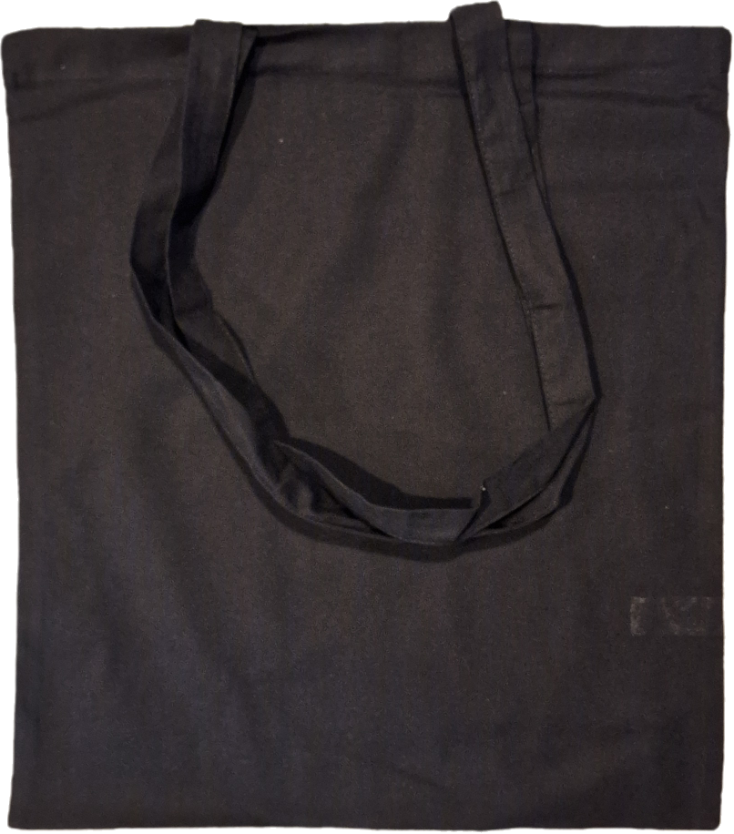 Coffee Bean Headphones Black Tote Bag