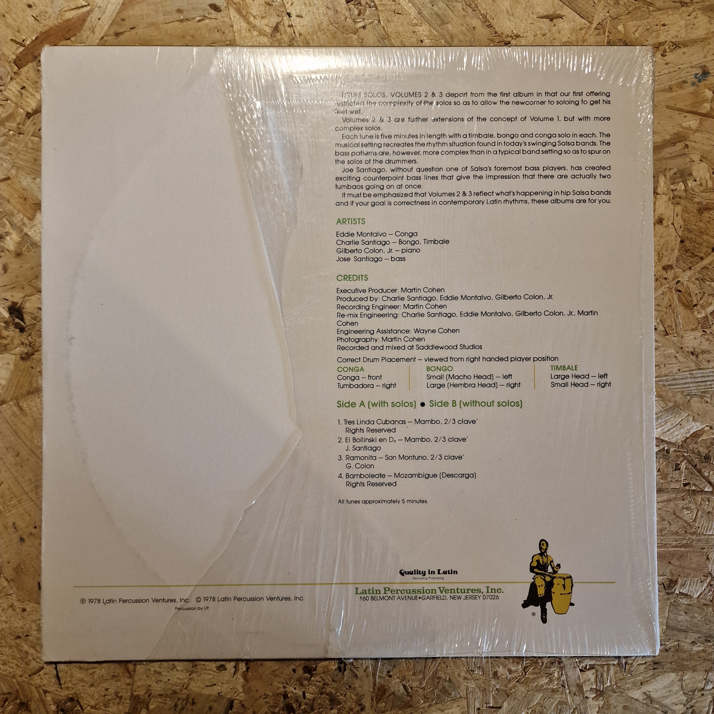 Charlie Santiago, Eddie Montalvo – Drum Solos Vol. 3, Featuring: Conga, Bongo, Timbale and Full Rhythm Section